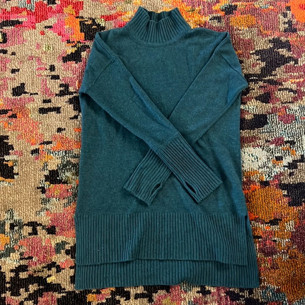 Mock turtle neck sweater